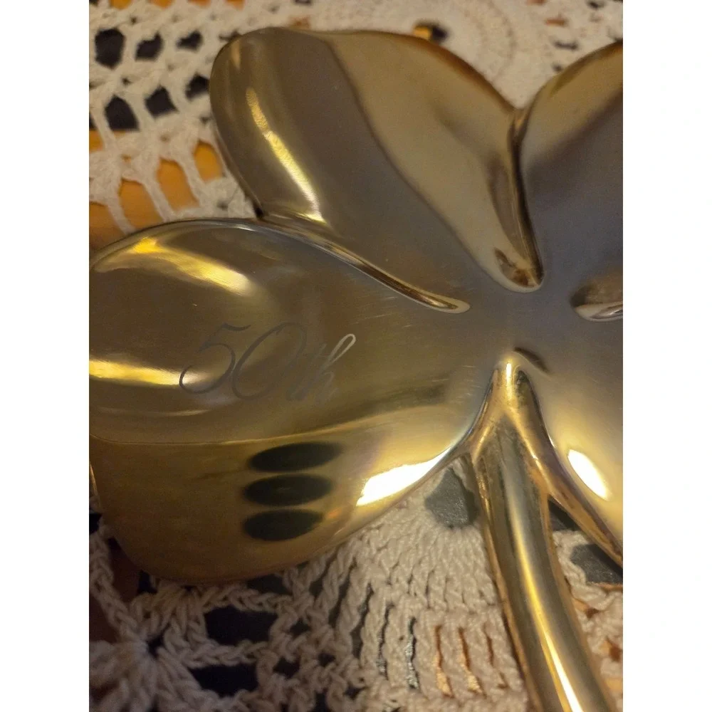 gerity 24k gold plated four leaf clover